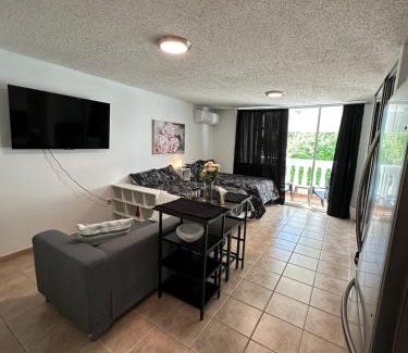 Bajura Apartamento | Beachfront Studio Apt w/Full Kitchen & Pool