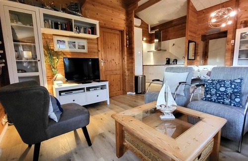 Renesse Chalet De Esquí | Beachpark 42 chalet de madera ideal para unas vacaciones en la playa