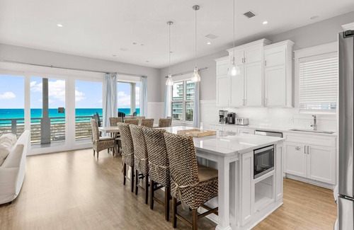 Bid-a-wee Beach Casa | Beachside Luxury Home: Gulf Views, Fenced Yard + Private Pool