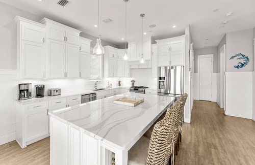 Bid-a-wee Beach Casa | Beachside Luxury Home: Gulf Views, Fenced Yard + Private Pool