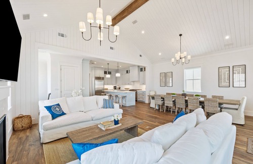 Beachtown Casa | Beachtown Galveston - Steps from Beach & Pool - 5 Bedroom, 2nd Row + Beach Views
