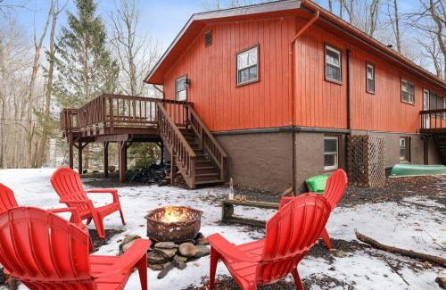 Gouldsboro Casa | Bear Haven Cabin - Epic Game Roomlakefire Pit