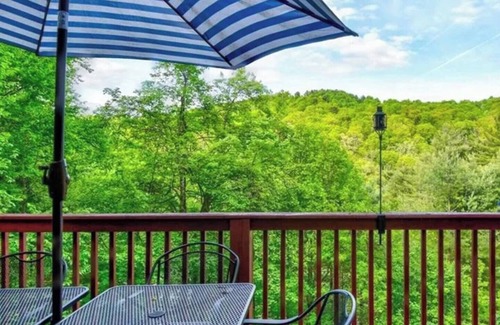 Boone Cabina | Bearfoot HideawayLog Cabin/HotTub/Mtn View/River