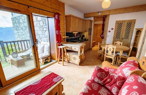 Bisanne 1500 Apartamento | Beau 2 Pièces Avec Piscine et Accès Direct aux Pistes Les Saisies Bisanne 1500