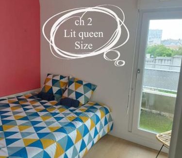 Quartier de la Boule - Champs-Pierreux Apartamento | Beau Duplex à Nanterre F4 grande terrasse