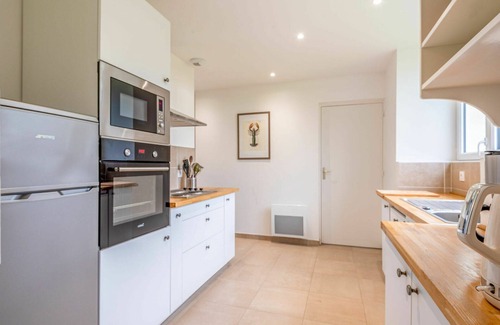 Englesqueville-la-Percee Casa | Maravillosa casa de vacaciones privada para 5 personas con TV y aparcamiento