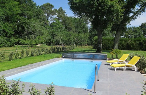 Saint-Geours-de-Maremne Villa | Maravillosa casa de vacaciones privada con WIFI, piscina privada, A/C, TV, terraza y aparcamiento
