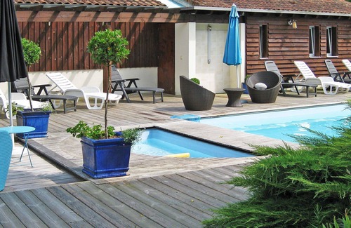 Saint-Vincent-de-Paul Casa | Estupenda casa de vacaciones privada con piscina privada, WIFI, A/C, TV, terraza, aparcamiento