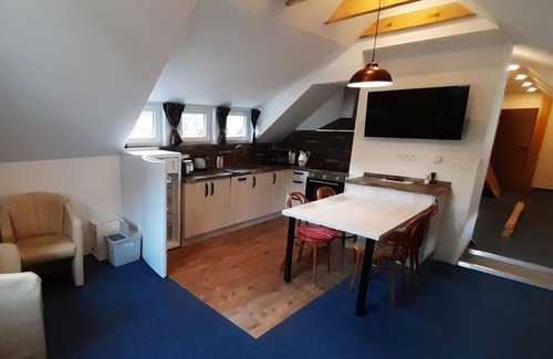Albrechtice v Jizerskych horach Apartamento | Beautiful apartment for 5 people with hot tub, WIFI, TV and parking