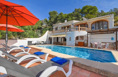 El Rafalet Villa | Villa bonita y confortable en Jávea, Costa Blanca, España con piscina privada para 6 personas