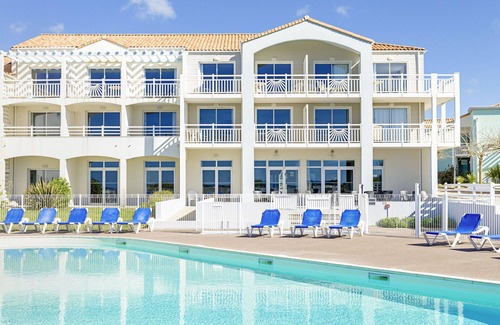 Chateau-d'Olonne Apartamento | Bonito apartamento con piscina, WIFI, TV, terraza, mascotas permitida y aparcamiento