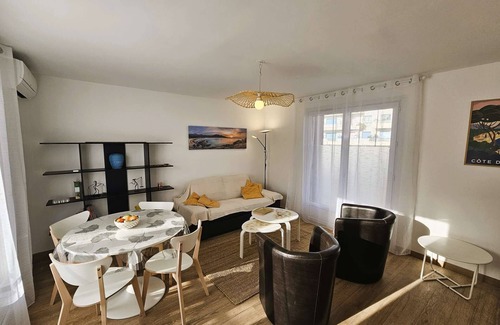 Les Sablettes Apartamento | Beautiful apartment, air conditioning, WIFI, beach and shops within walking distance