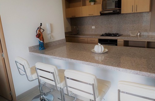 El Rodadero Apartamento | Hermoso apartamento Hotel en Santa Marta - playa salguero-con salida a la playa