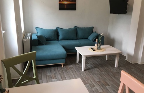 Dornum Apartamento | Nuevo hermoso apartamento para 3 personas entre Bensersiel y Dornumersiel