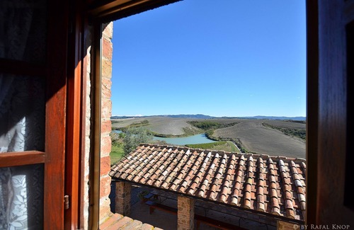 Peccioli Villa | Bonito apartamento en villa para 3 personas con WIFI, piscina, vista panorámica y aparcamiento