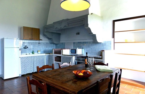 Scarperia e San Piero Villa | Bonito apartamento en villa para 6 personas con WIFI, piscina, TV, vista panorámica y aparcamiento