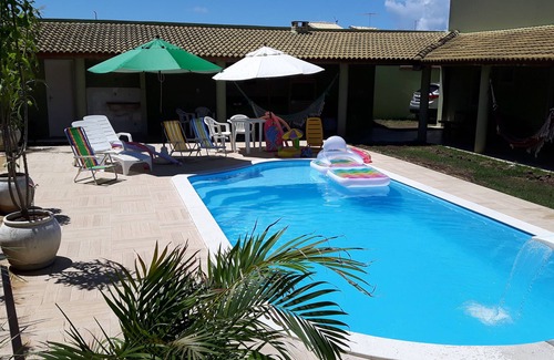 Barra do Jacuipe Casa | Hermosa casa de playa con piscina a 200 metros de la playa de Jacuipe, condominio cerrado