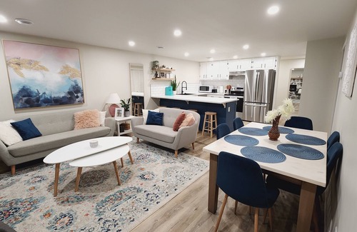 Raymond Casa | Beautiful, bright, private basement suite. Cozy home away from home!