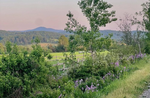 West Pawlet Apartamento | Beautiful, bright retreat with balcony overlooking river and rail trail.