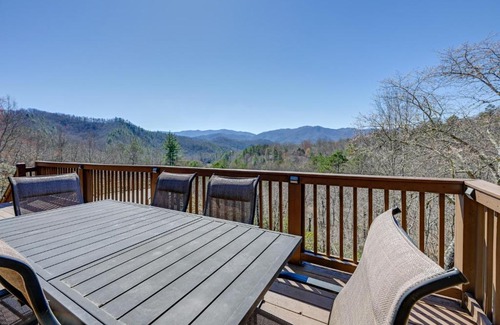 Bryson City Casa | Beautiful Bryson City Home with Hot Tub and Mtn Views!