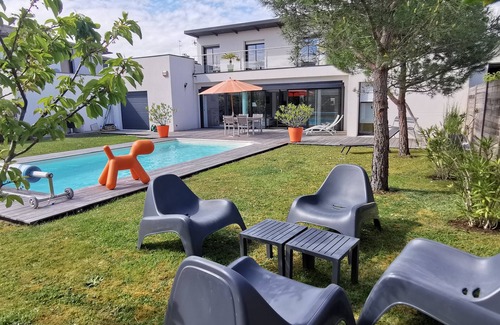 Vannes Casa | Muy hermosa casa contemporánea ubicada a 7 minutos a pie del puerto de Vannes