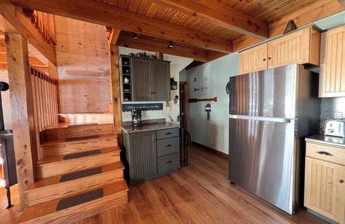 Sebascodegan Island Casa | Beautiful Cottage located on the Shore of Quahog Bay - Spacious deck and includes a private dock
