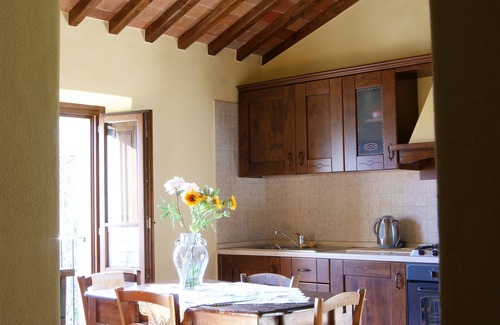 Motina Apartamento | Hermosa Finca En Toscana, en una panorámica colina cerca de Anghiari, Arezzo
