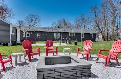 South Eliot Casa | Beautiful Eliot Retreat with Fire Pit and Game Room!