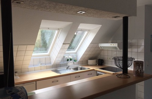 Bockel Apartamento | Hermoso y acogedor apartamento en Gyhum-Bockel en la idílica ubicación A1 con Waldblic