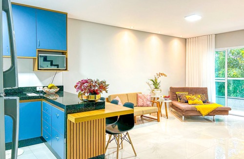 Boituva Apartamento | BEAUTIFUL FULL DUPLEX APARTMENT, WITH GOURMET AREA + HOME OFFICE