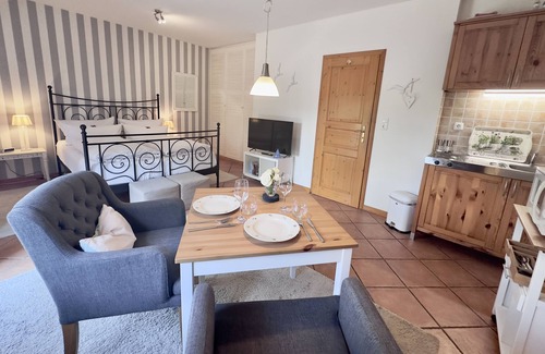 Altharlingersiel Apartamento | Beautiful Groot Kostall apartment: 25 sqm garden terrace for 2 people