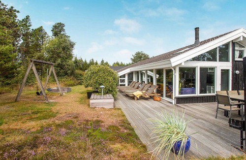 Strandby Casa | Hermosa casa en Jerup con sauna