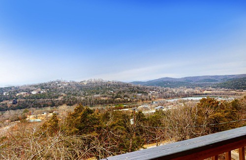 Holiday Island Casa | Beautiful home with extraordinary lake views from large deck & modern amenities