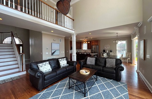 Ocean Point Casa | Beautiful home with open porches overlooking lagoon in Wild Dunes