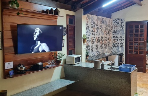 Guaramiranga Casa | Linda casa en la sierra con piscina, sauna, duchas, billar, cancha, barbacoa