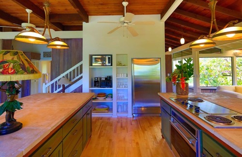 Honaunau-Napoopoo Casa | Hermosa vista al mar casa con piscina privada y jardín tropical en la bahía de Kealakekua