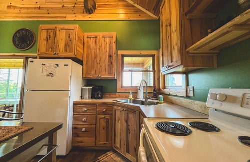Gould City Cabaña | Beautiful Lake House With Outdoor Firepit and Great Fishing!