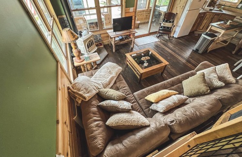 Gould City Cabaña | Beautiful Lake House With Outdoor Firepit and Great Fishing!