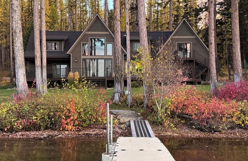 Seeley Lake Cabina | Hermoso Lakefront Lodge en Placid Lake