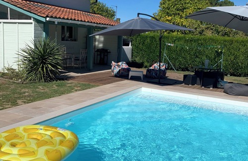 Benesse-Maremne Casa | Beautiful Landes house 6kms from Hossegor-Capbreton beaches. Heated swimming pool.
