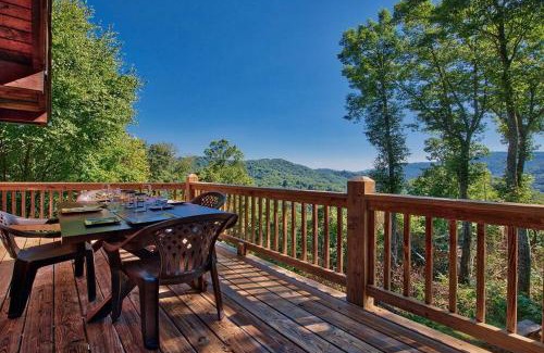 Maggie Valley Chalet De Esquí | Beautiful Log Cabin with Panoramic Views