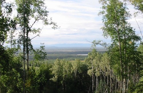 Fairbanks Casa | Hermosa Log Lodge con vistas espectaculares