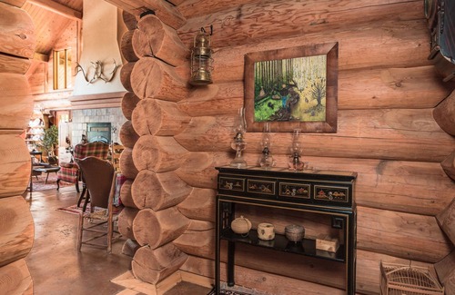 Fairbanks Casa | Hermosa Log Lodge con vistas espectaculares