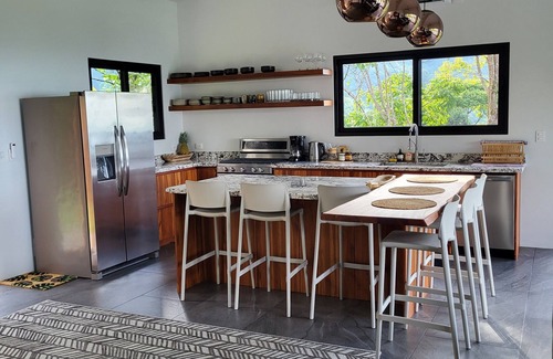 Ballena Casa | Beautiful new home with wrap around views of the ocean and two waterfalls