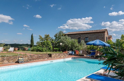 Massa Marittima Villa | Casa de vacaciones privada con A/C, WIFI, piscina privada, TV, patio, vista panorámica