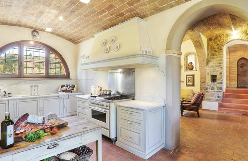 Gambassi Terme Villa | Casa de vacaciones privada con piscina privada, WIFI, A/C, TV, terraza, vista panorámica