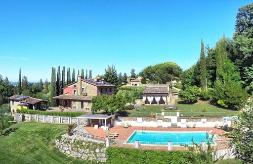 Gambassi Terme Villa | Casa de vacaciones privada con piscina privada, WIFI, A/C, TV, terraza, vista panorámica