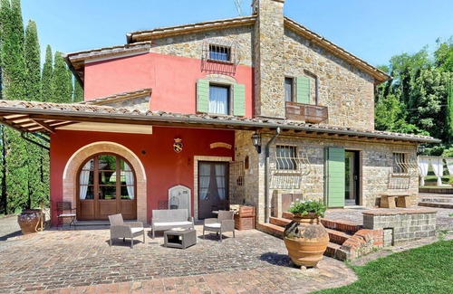 Gambassi Terme Villa | Casa de vacaciones privada con piscina privada, WIFI, A/C, TV, terraza, vista panorámica