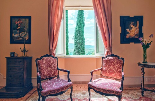 Poggiarello Villa | Casa de vacaciones privada con piscina privada, WIFI, A/C, patio, vista panorámica, cerca de Siena