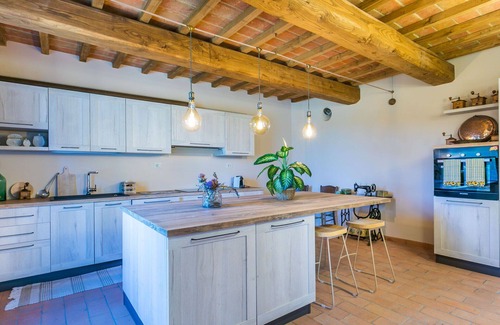 Roccastrada Casa | Preciosa casa de vacaciones privada con WIFI, A/C, terraza, vista panorámica y aparcamiento